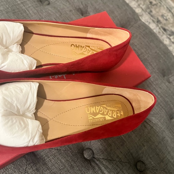Salvatore Ferragamo Suede Flats - Picture 5 of 6